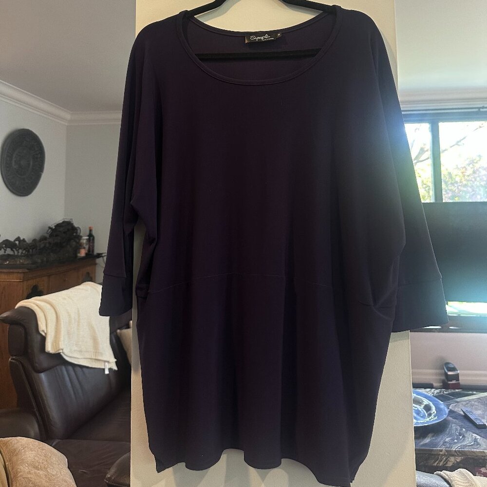 Deep purple Sympli Women's Top